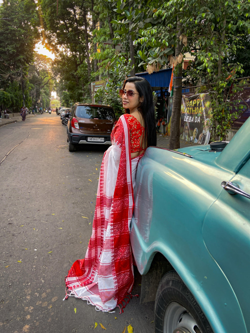 Daily-wear Handloom Cotton Saree