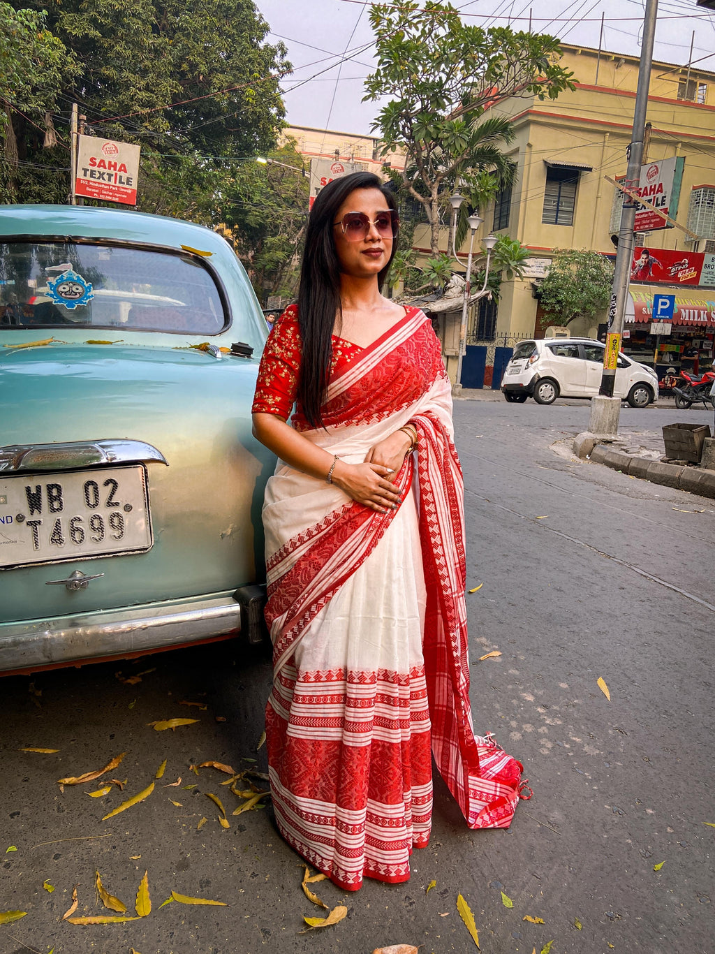 Daily-wear Handloom Cotton Saree