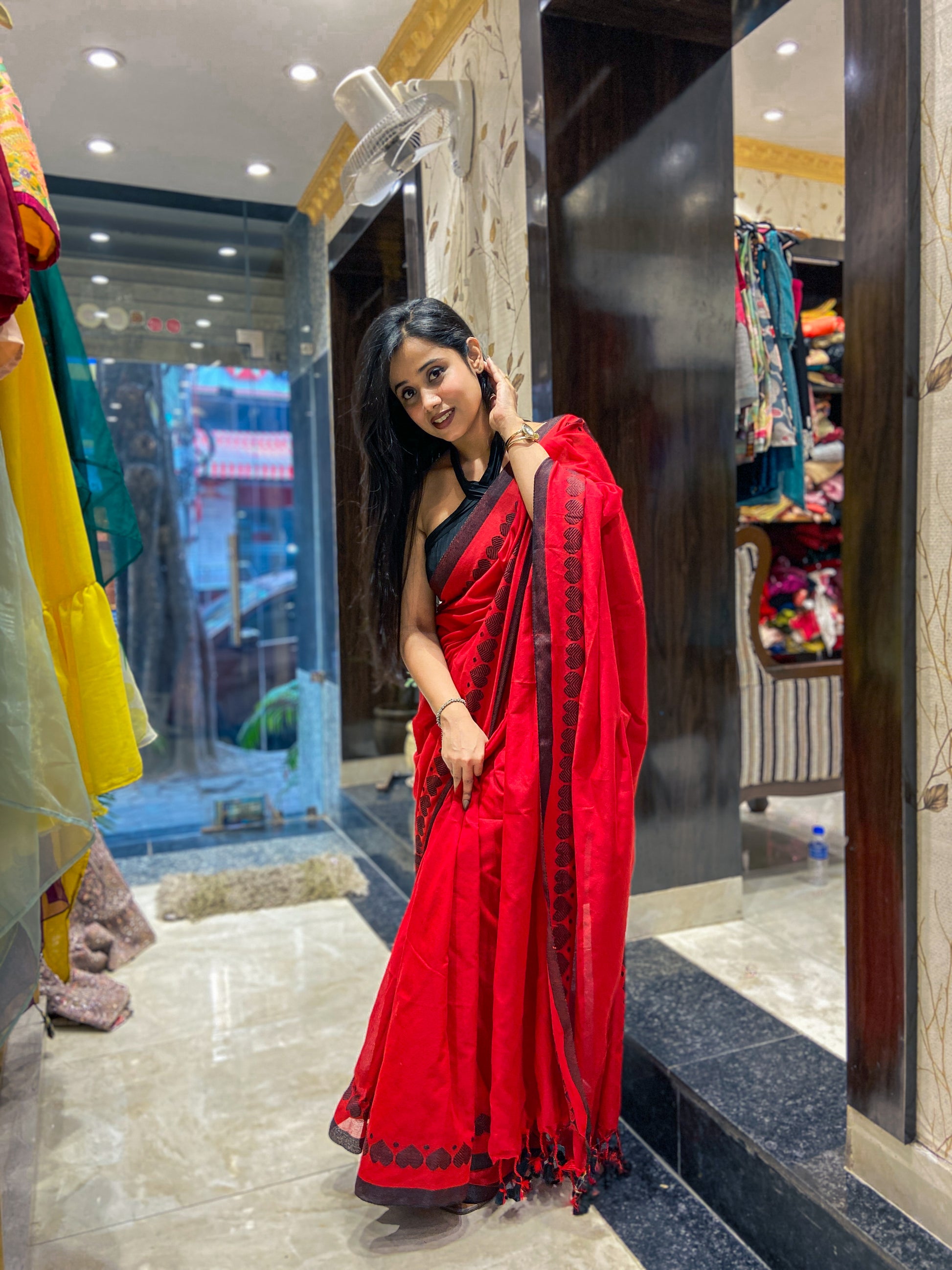 Exclusive Daily-Wear Handloom Khadi Cotton Saree