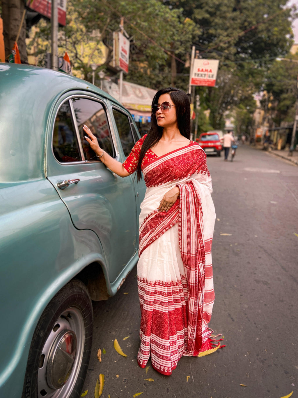 Daily-wear Handloom Cotton Saree