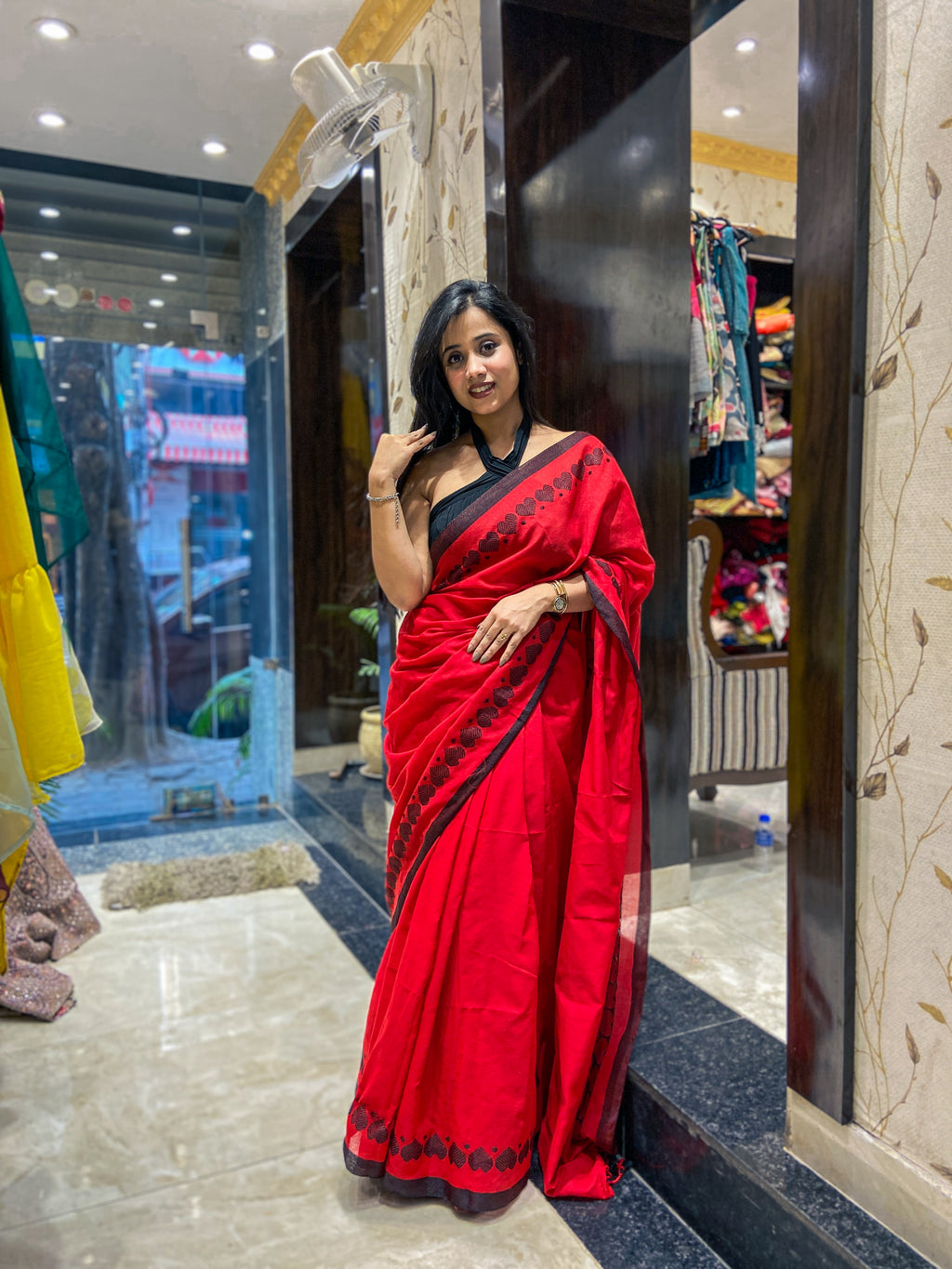 Exclusive Daily-Wear Handloom Khadi Cotton Saree