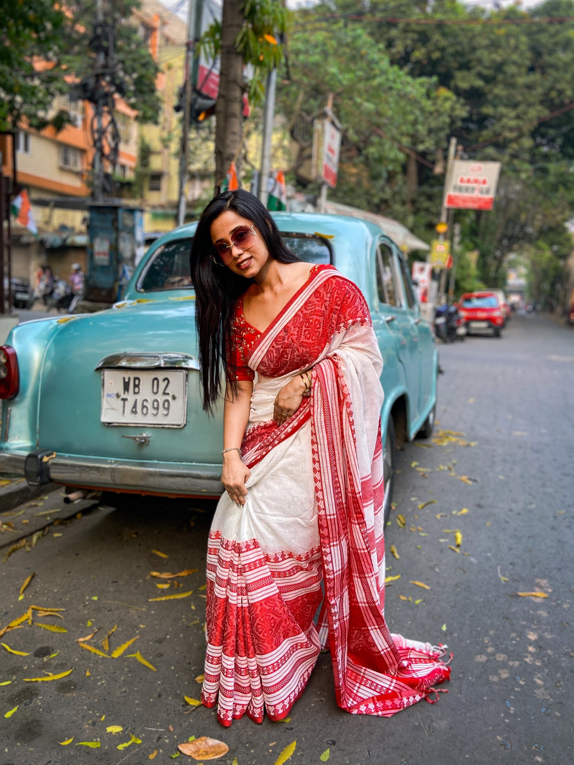 Daily-wear Handloom Cotton Saree