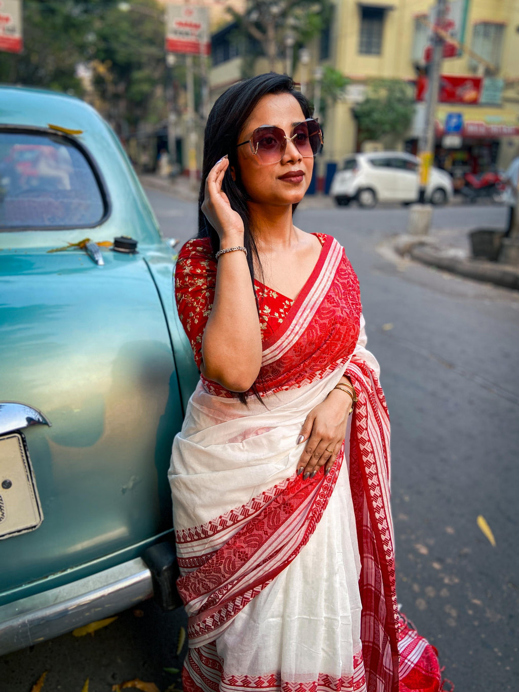 Daily-wear Handloom Cotton Saree