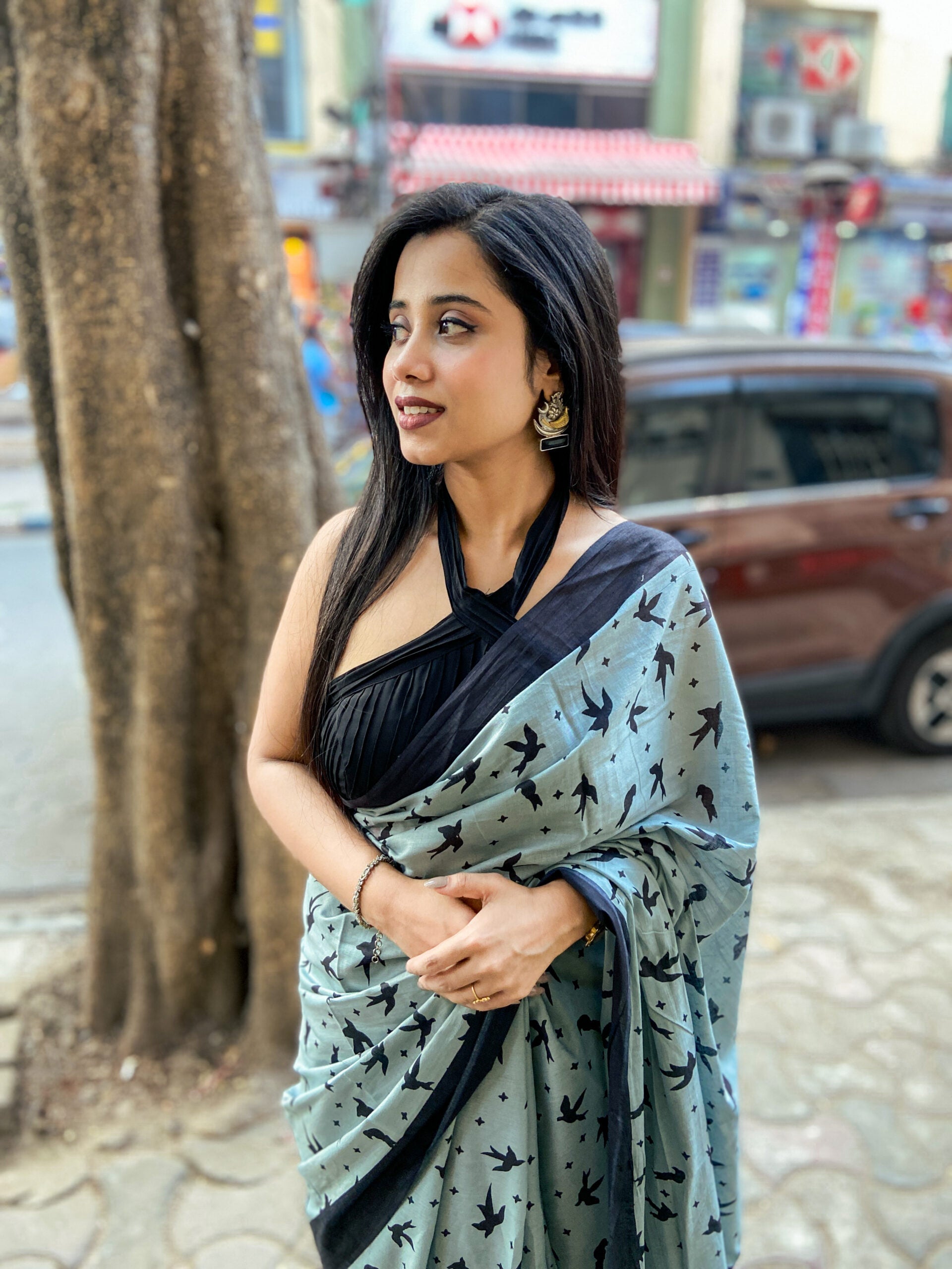 Exclusive Printed Soft Cotton Office Wear Saree