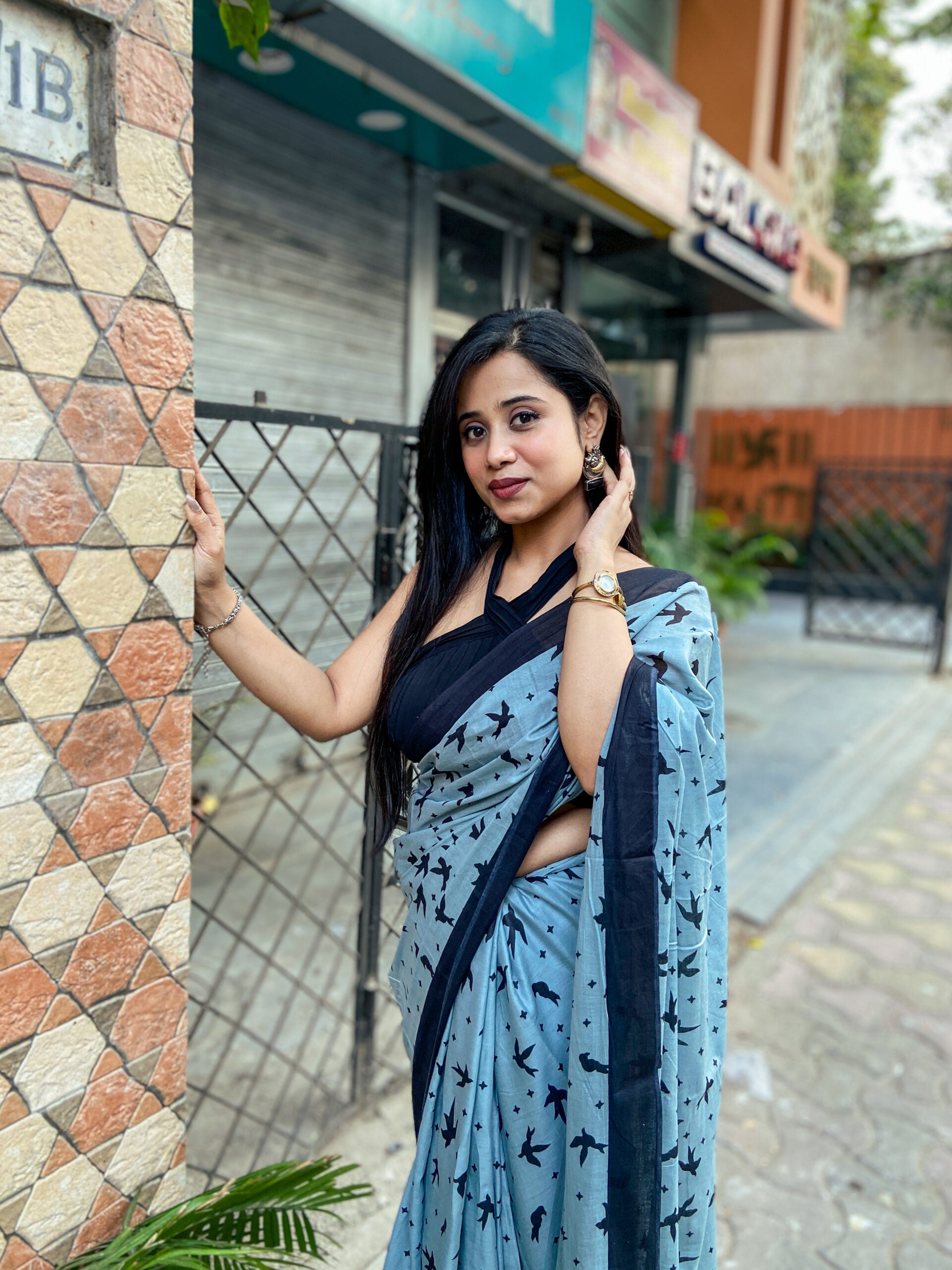 Exclusive Printed Soft Cotton Office Wear Saree
