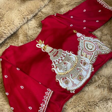 Bridal Hand Embroidered Topor Blouse