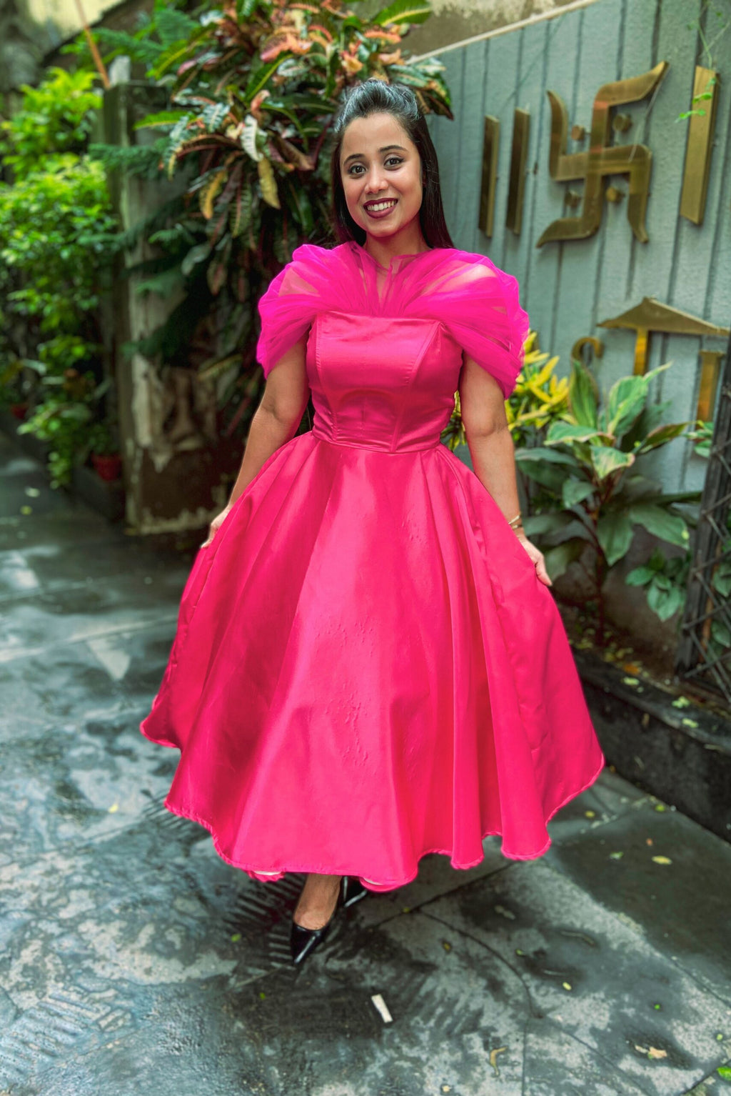 princess corset dress Applique Off Shoulder Corset Ball Gown by Petite Adele PQ1055 2XL / Gold