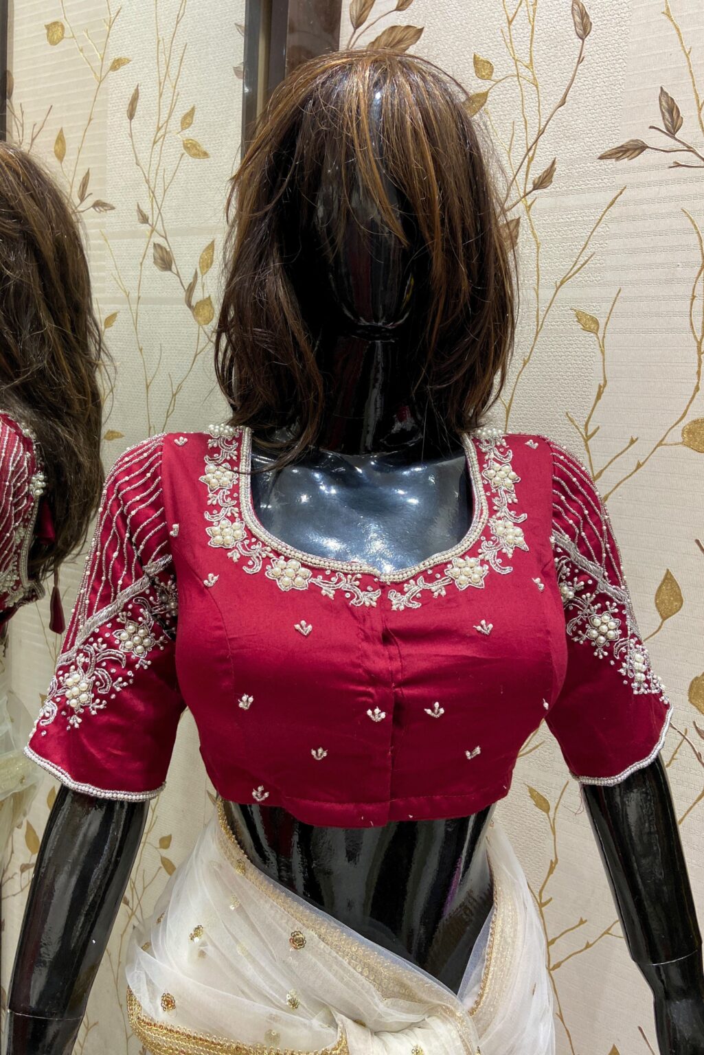 Pearl Embroidered Bridal Blouse