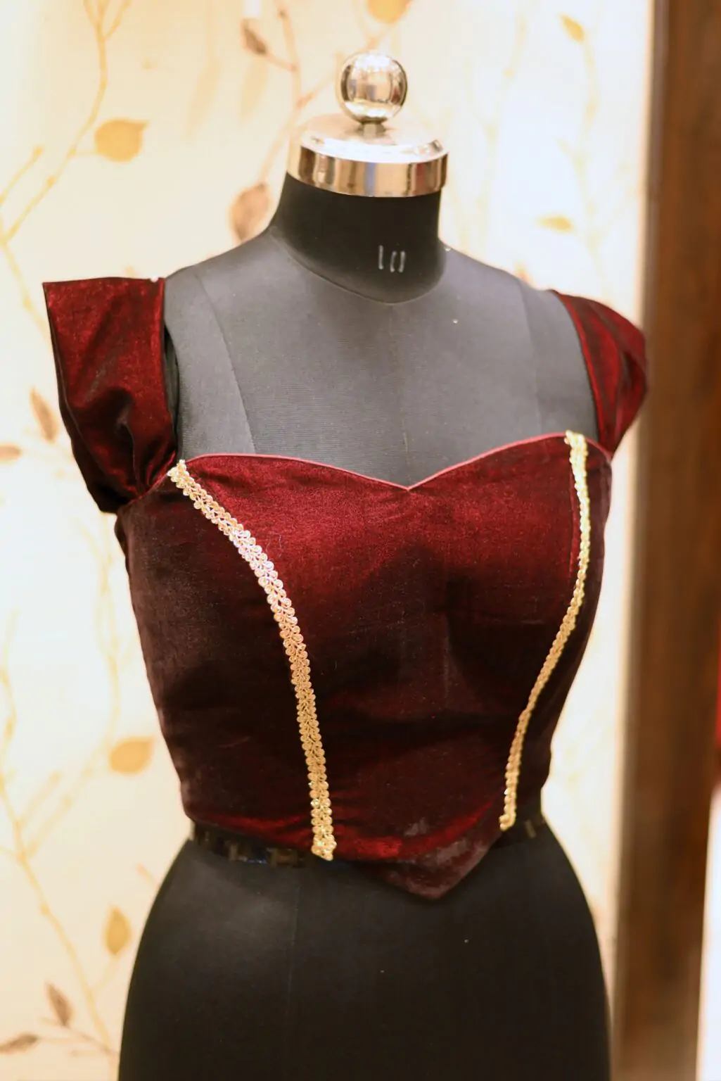 Velvet Corset Blouse