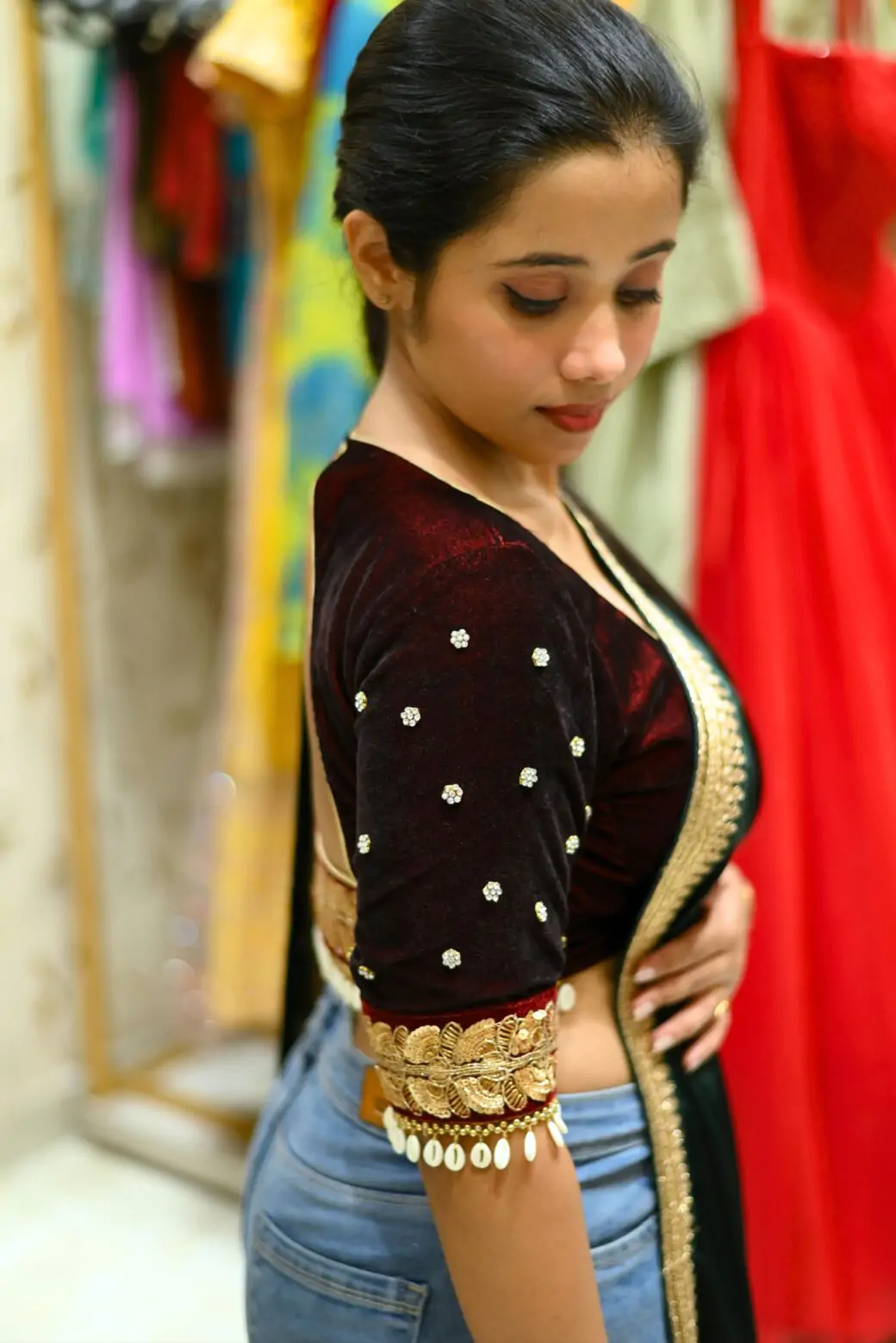 Backless Kori Bridal Blouse