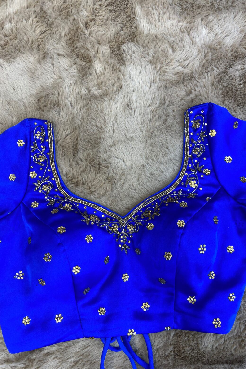Partywear Hand Embroidered Blouse - Image 2
