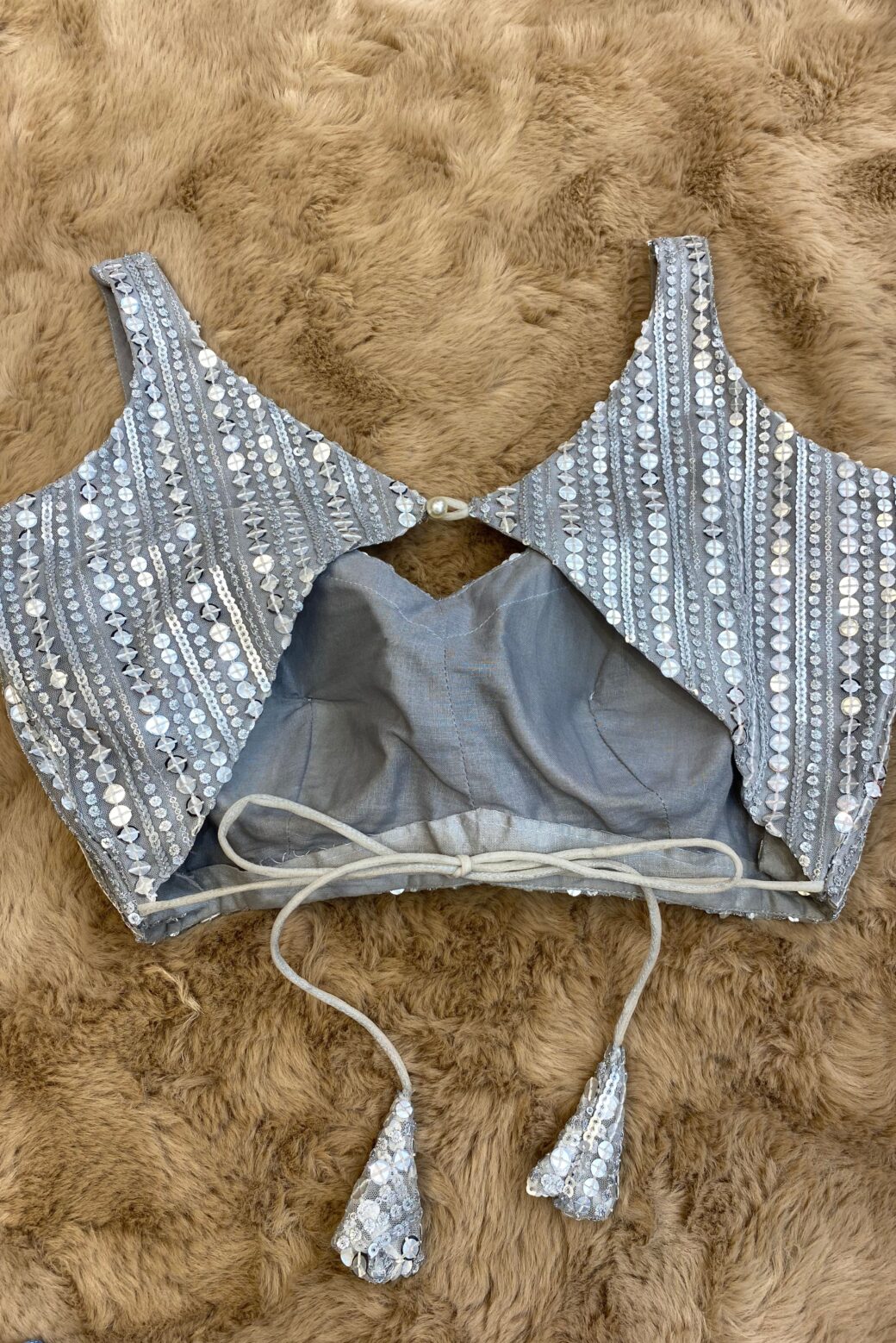Premium Sequins Padded Blouse - Image 2