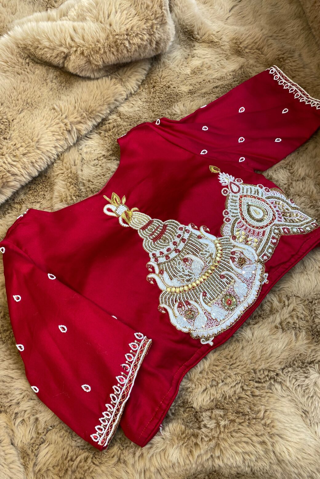 Bridal Hand Embroidered Topor Blouse