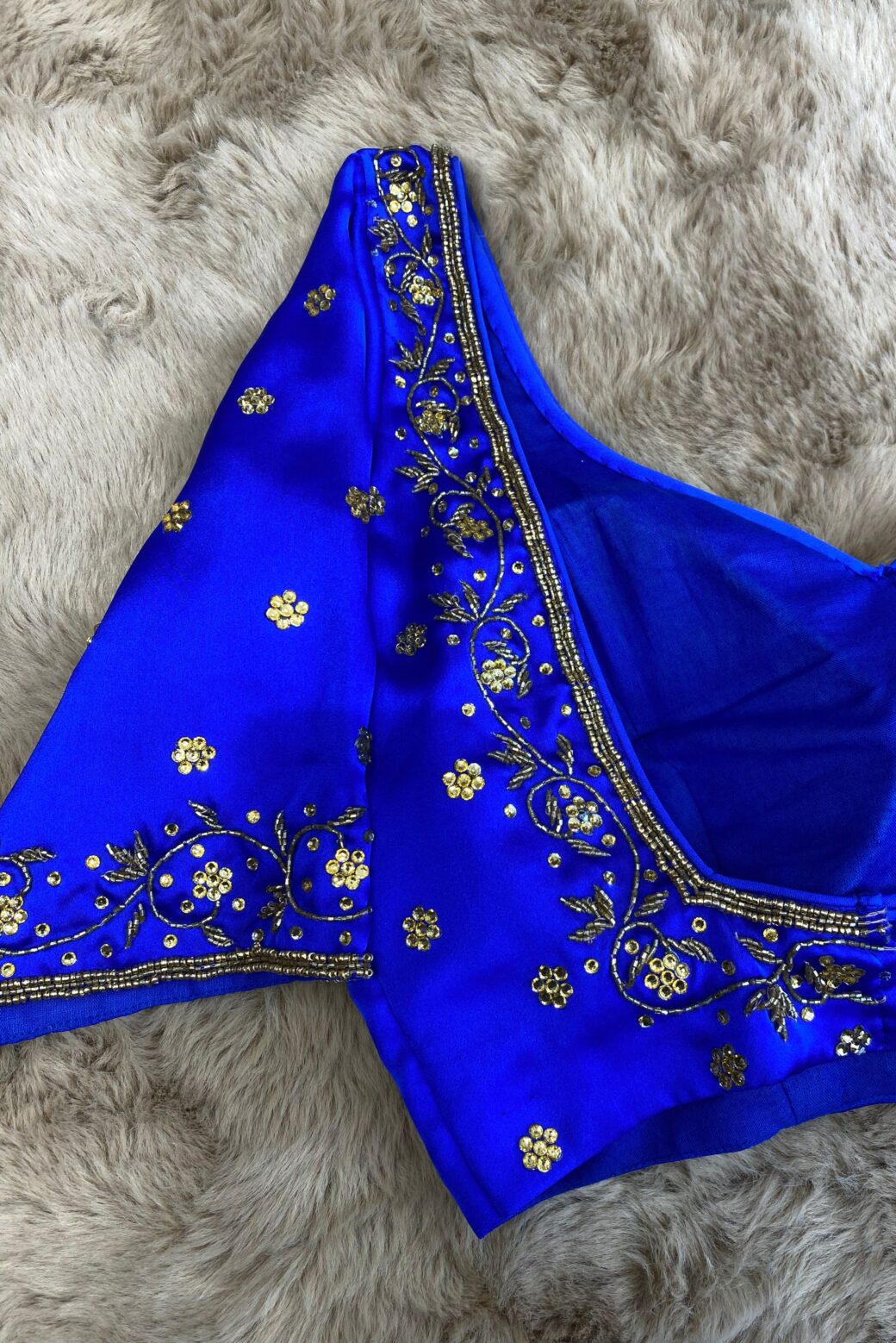 Partywear Hand Embroidered Blouse - Image 4