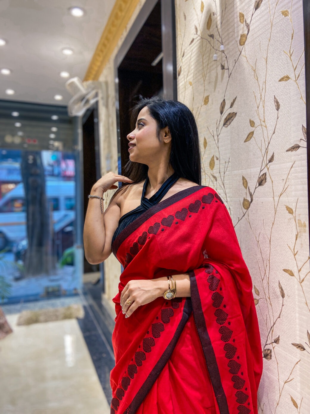 Exclusive Daily-Wear Handloom Khadi Cotton Saree - Image 4