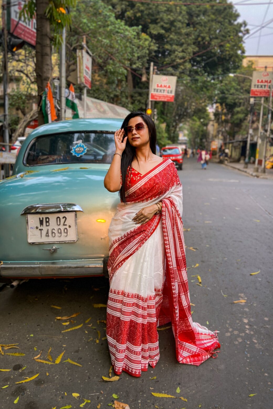 Daily-wear Handloom Cotton Saree - Image 5