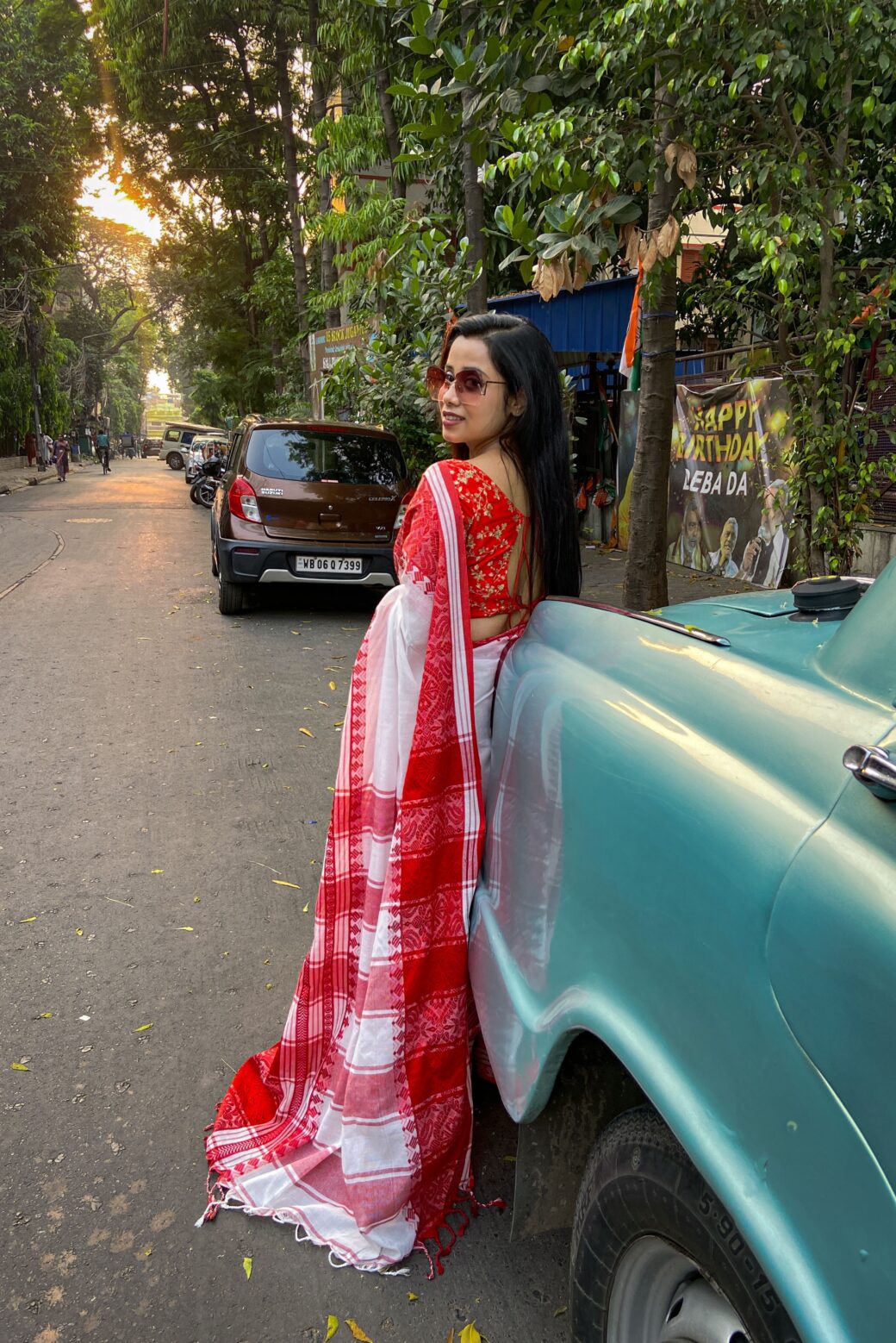 Daily-wear Handloom Cotton Saree - Image 3