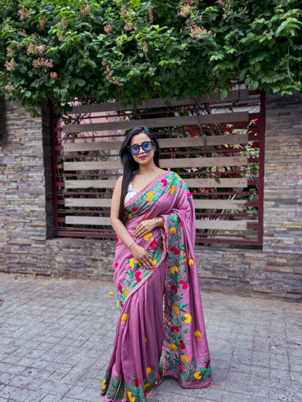 Exclusive Blooming Floral Soft Silk Saree